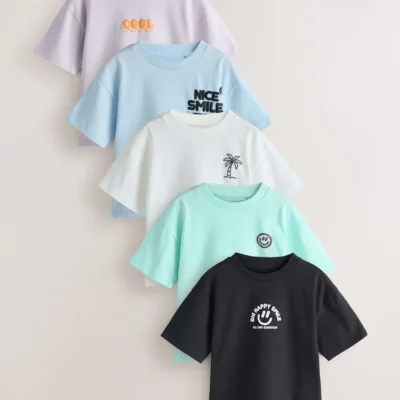 green/charocal/stone/pink/brown small short sleeve graphic t shirts 5 (3mths 7yrs) (copy)