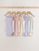 purple vest baby bodysuits 5 pack