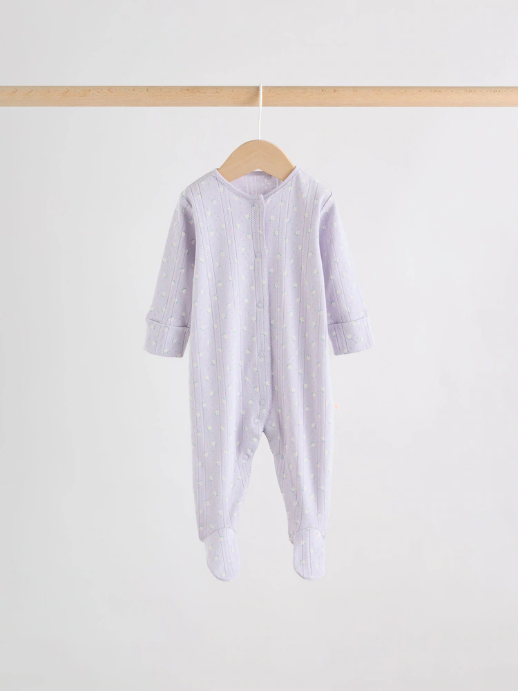 lilac purple baby sleepsuit 4 pack (0mths 2yrs) lilac purple baby sleepsuit 4 pack (0mths 2yrs)