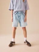 mid blue denim bermuda shorts (3 16yrs)