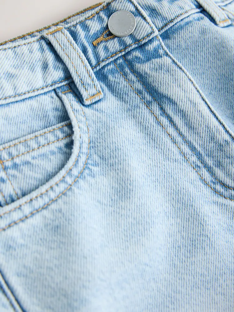 mid blue denim bermuda shorts (3 16yrs) mid blue denim bermuda shorts (3 16yrs)