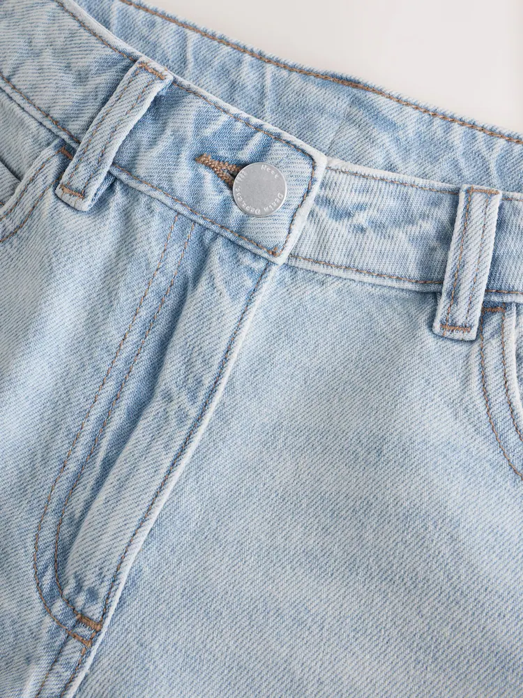 light blue regular length jort shorts (3 16yrs) light blue regular length jort shorts (3 16yrs)