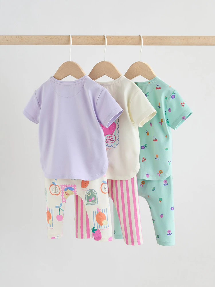 purple character short sleeve top and leggings baby 6 piece set (0mths 3yrs) purple character short sleeve top and leggings baby 6 piece set (0mths 3yrs)