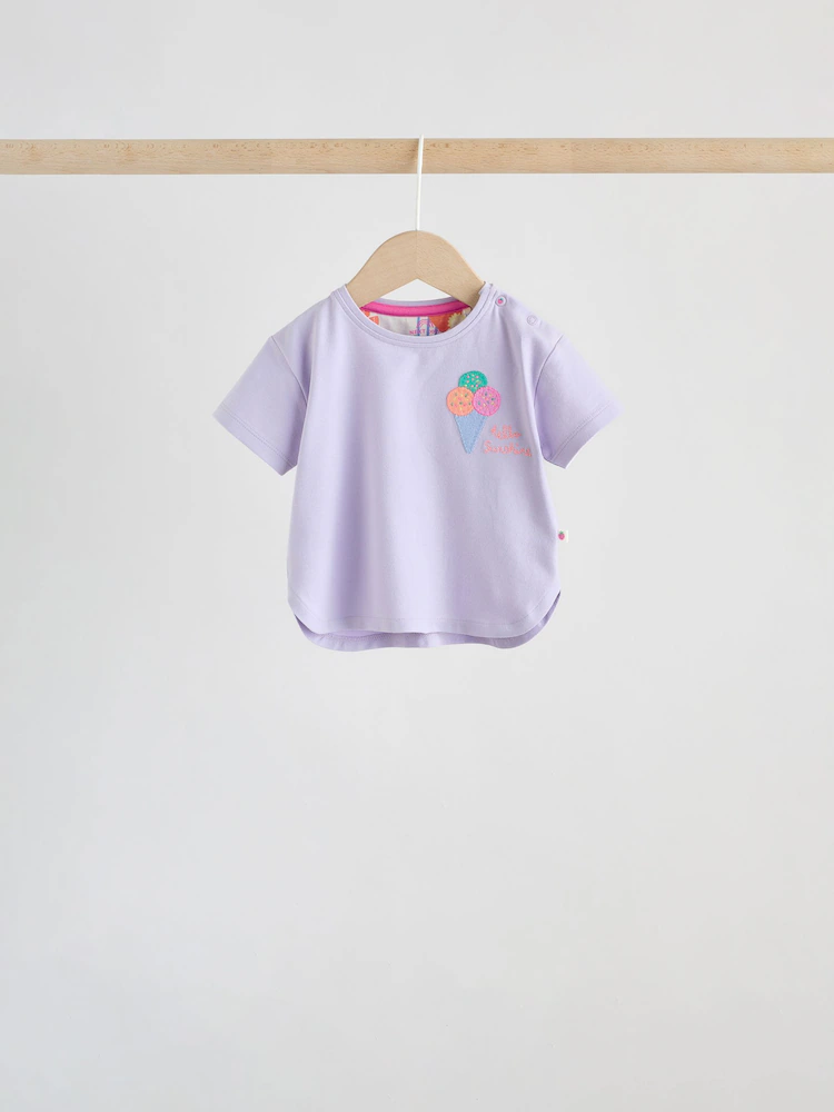 purple character short sleeve top and leggings baby 6 piece set (0mths 3yrs) purple character short sleeve top and leggings baby 6 piece set (0mths 3yrs)
