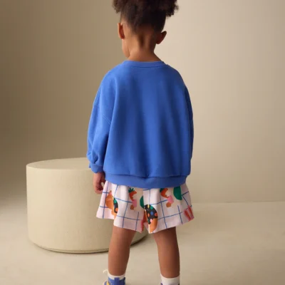 brown moon & sun crew neck sweatshirt & shorts set (3mths 7yrs) (copy)