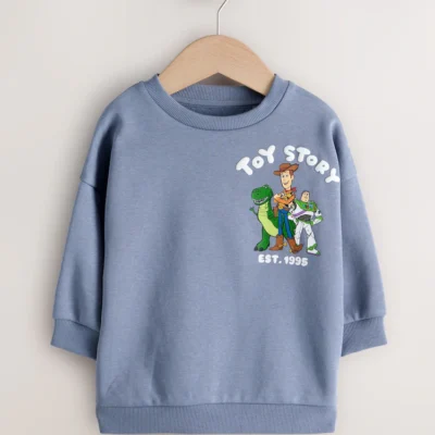 blue toy story printed sweatshirt (3mths 7yrs)