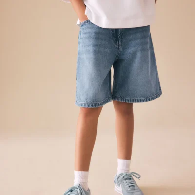 mid blue denim shorts (3 16yrs) (copy)