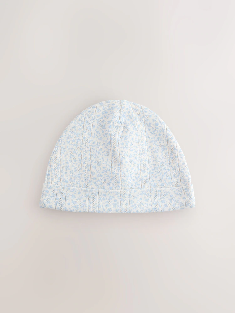 multi pointelle baby beanies 3 pack (0 18mths) multi pointelle baby beanies 3 pack (0 18mths)