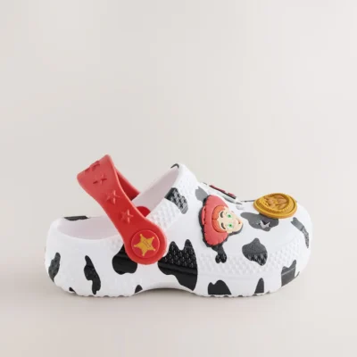 white toy story clogs