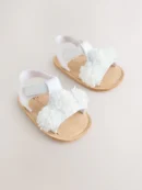 pink/neutral floral baby sandals (0 24mths) (copy)