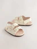 white/pink strawberry baby sandals (0 24mths) (copy)