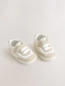 white rainbow baby touch fasten trainers (0 24mths) (copy)