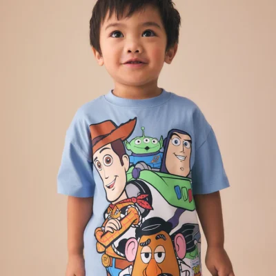 blue toy story short sleeve t shirt (3mths 8yrs)