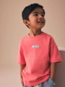 charcoal grey cool slogan short sleeve small graphic t shirt (3mths 7yrs) (copy)