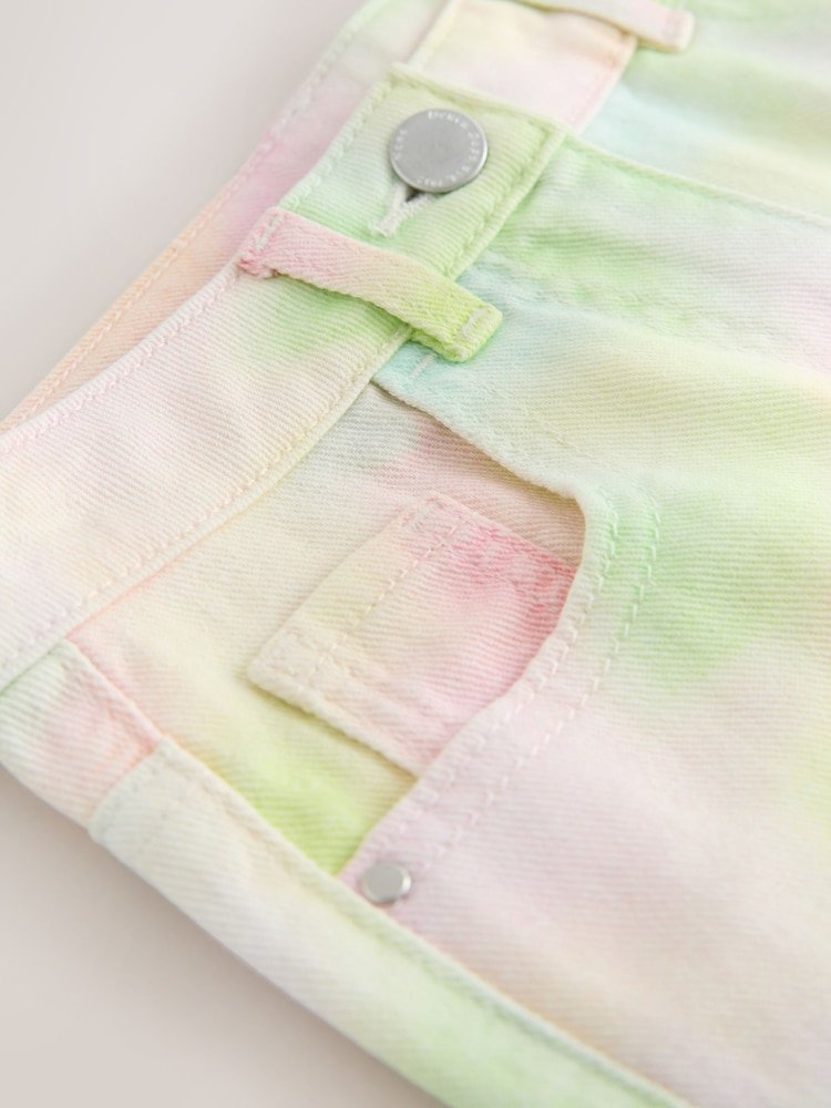 multi rainbow ombre regular length frayed edge denim shorts (3 16yrs) multi rainbow ombre regular length frayed edge denim shorts (3 16yrs)