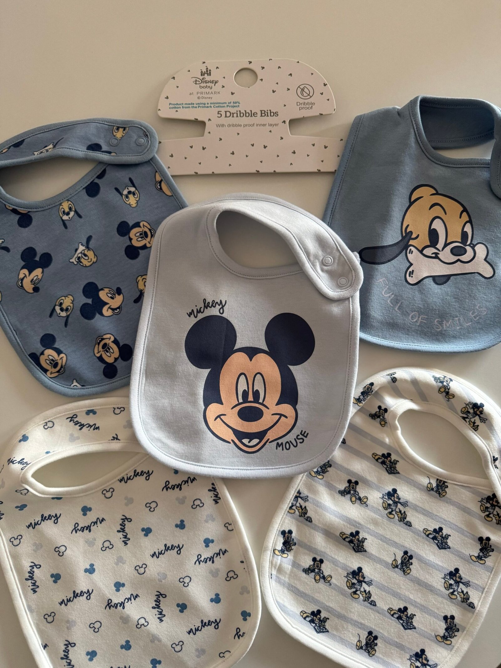 disney mickey mouse bibs 5 pack immediate