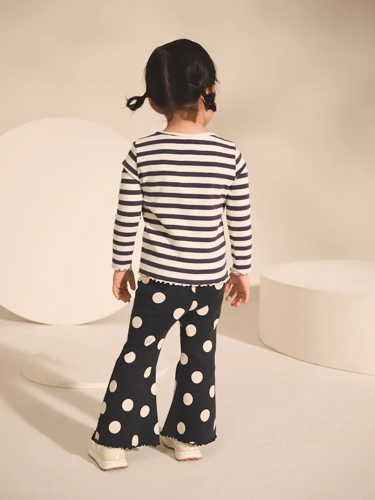 black/white long sleeve rib tops 5 pack (3mths 7yrs) black/white long sleeve rib tops 5 pack (3mths 7yrs)