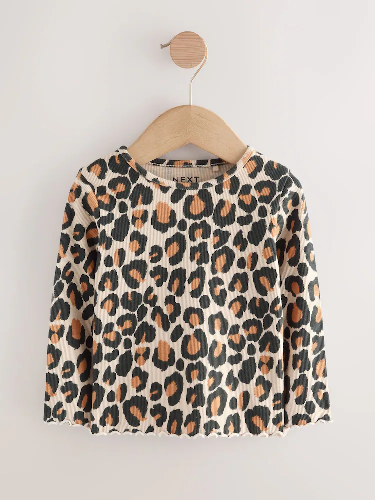 black/white long sleeve rib tops 5 pack (3mths 7yrs) black/white long sleeve rib tops 5 pack (3mths 7yrs)
