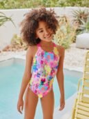 navy stripe double strap swimsuit (3 16yrs) (copy)