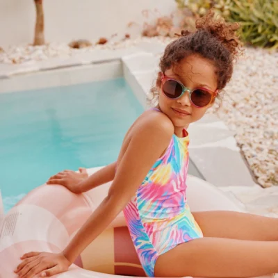 rainbow double strap swimsuit (3 16yrs) (copy)