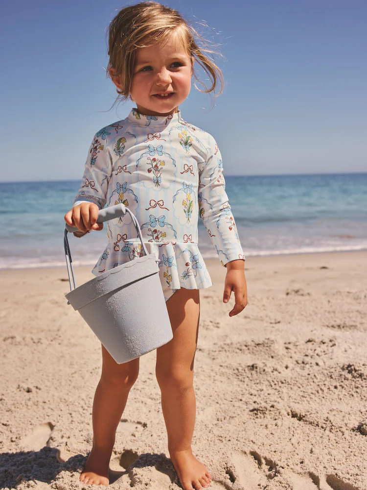 blue/white bow sunsafe swim set (3mths 7yrs) blue/white bow sunsafe swim set (3mths 7yrs)