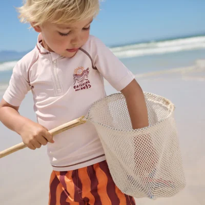 green short sleeve sunsafe rash vest and swim shorts set (3mths 7yrs) (copy)