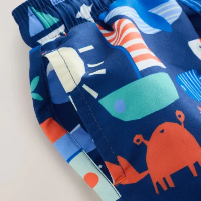 blue sunsafe rash vest and swim shorts set (3mths 7yrs)