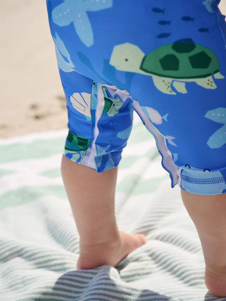 blue sunsafe swimsuit and hat set (3mths 7yrs) blue sunsafe swimsuit and hat set (3mths 7yrs)