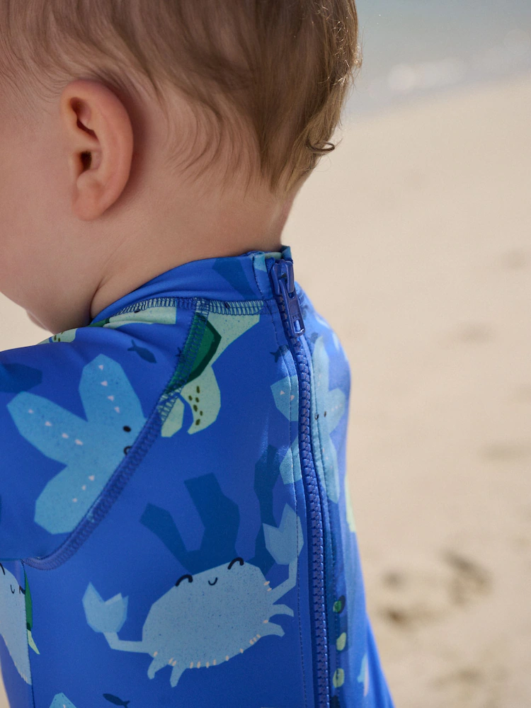 blue sunsafe swimsuit and hat set (3mths 7yrs) blue sunsafe swimsuit and hat set (3mths 7yrs)