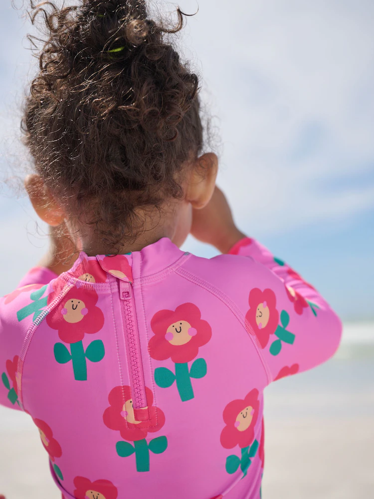 pink stampy floral sunsafe swim set (3mths 7yrs) pink stampy floral sunsafe swim set (3mths 7yrs)