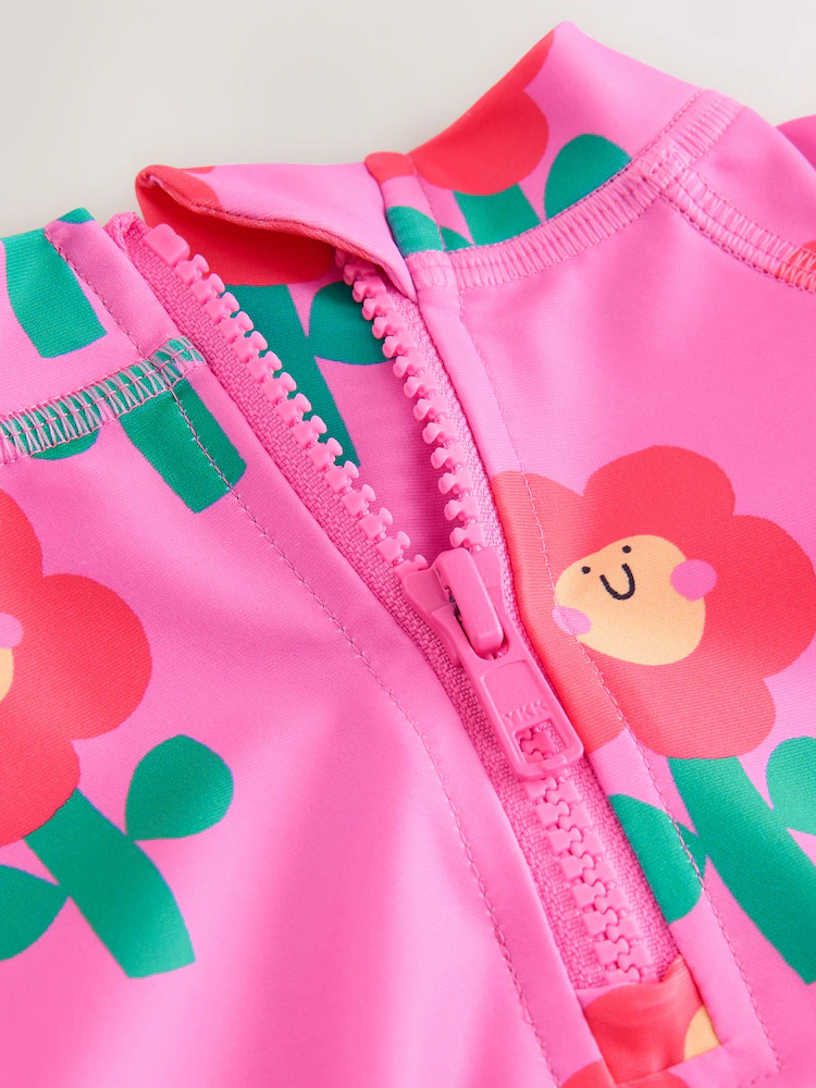 pink stampy floral sunsafe swim set (3mths 7yrs) pink stampy floral sunsafe swim set (3mths 7yrs)