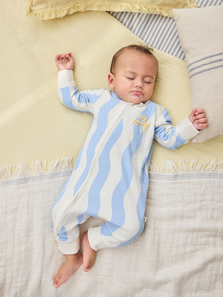 yellow/blue sunshine two way zip baby sleepsuits 3 pack (0mths 3yrs) yellow/blue sunshine two way zip baby sleepsuits 3 pack (0mths 3yrs)