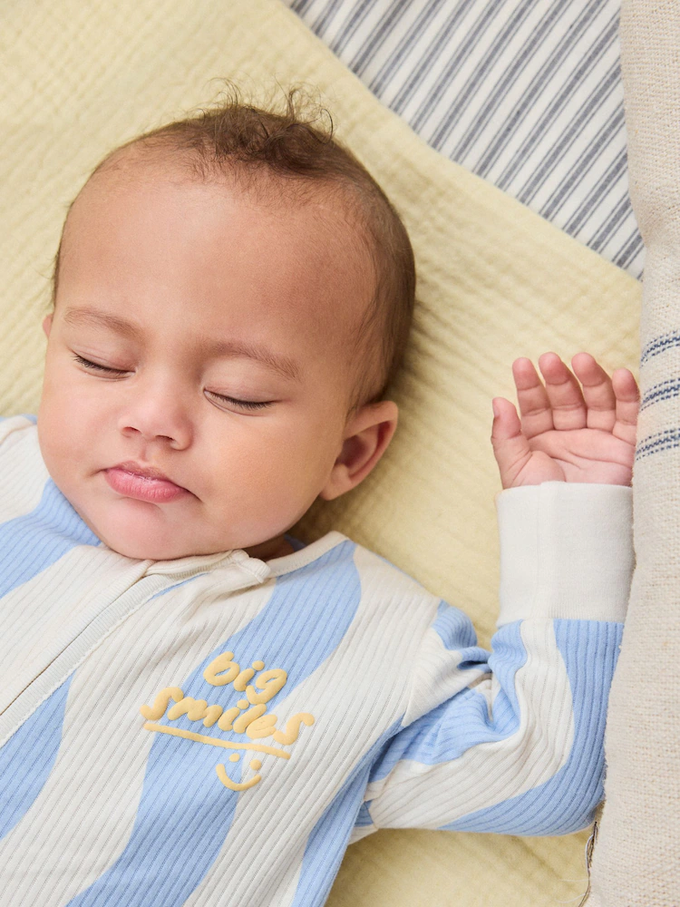 yellow/blue sunshine two way zip baby sleepsuits 3 pack (0mths 3yrs) yellow/blue sunshine two way zip baby sleepsuits 3 pack (0mths 3yrs)
