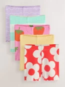 bright fruit cycle shorts 5 pack (3mths 7yrs)