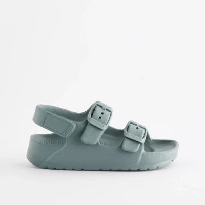 neutral double buckle ankle strap eva sandals (copy)