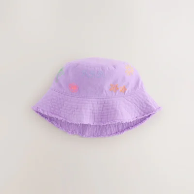 lilac purple bucket hat (3mths 16yrs)