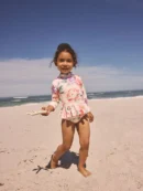 lilac purple floral sunsafe swim set (3mths 7yrs) (copy)