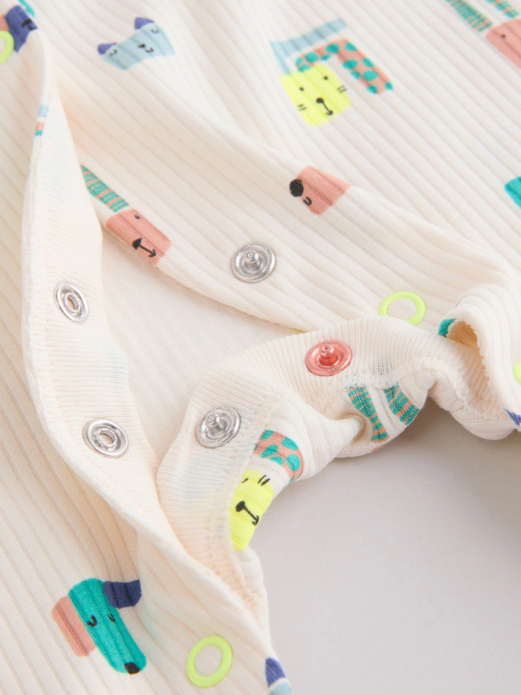 blue dog two way zip baby sleepsuits 3 pack (0mths 2yrs) blue dog two way zip baby sleepsuits 3 pack (0mths 2yrs)