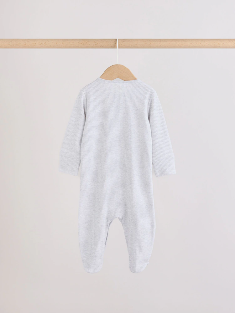 blue dog two way zip baby sleepsuits 3 pack (0mths 2yrs) blue dog two way zip baby sleepsuits 3 pack (0mths 2yrs)