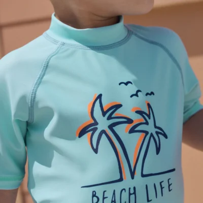 neutral striped sunsafe swimsuit and hat set (3mths 7yrs) (copy)