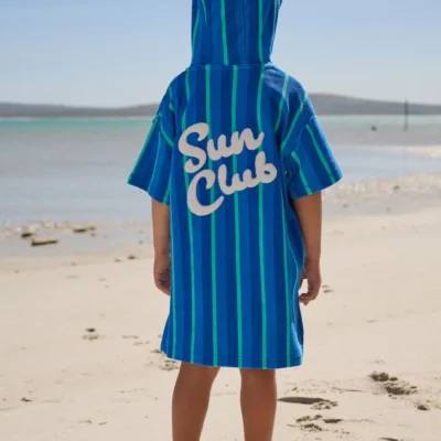 blue towelling zip through cover up (3mths 7yrs) (copy)