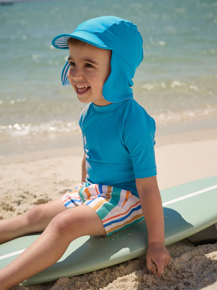 blue legionnaire swim hat (3mths 10yrs) blue legionnaire swim hat (3mths 10yrs)