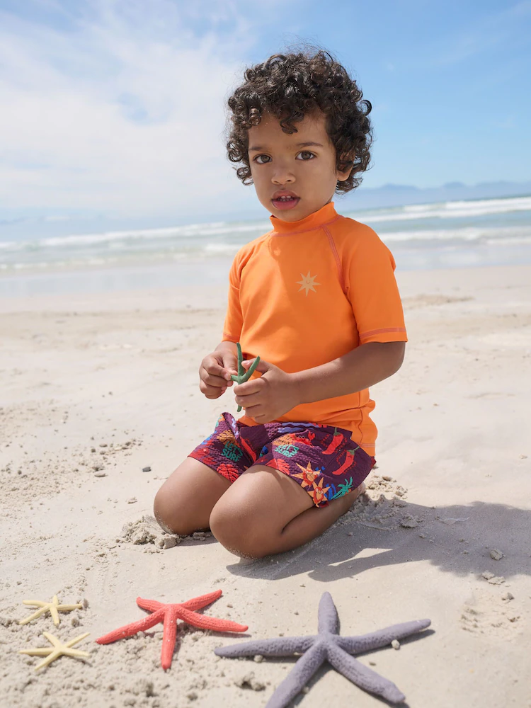 neutral striped sunsafe swimsuit and hat set (3mths 7yrs) neutral striped sunsafe swimsuit and hat set (3mths 7yrs)