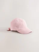 pink bow back cap (3mths 10yrs)