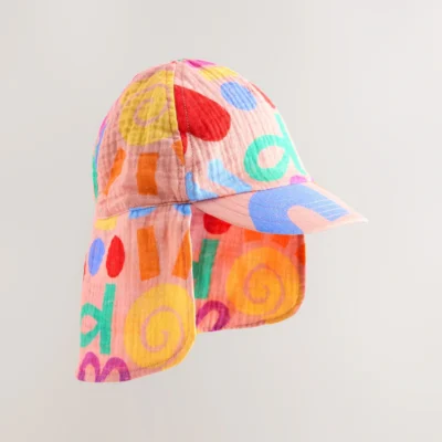 red/pink legionnaire hat (3mths 10yrs)