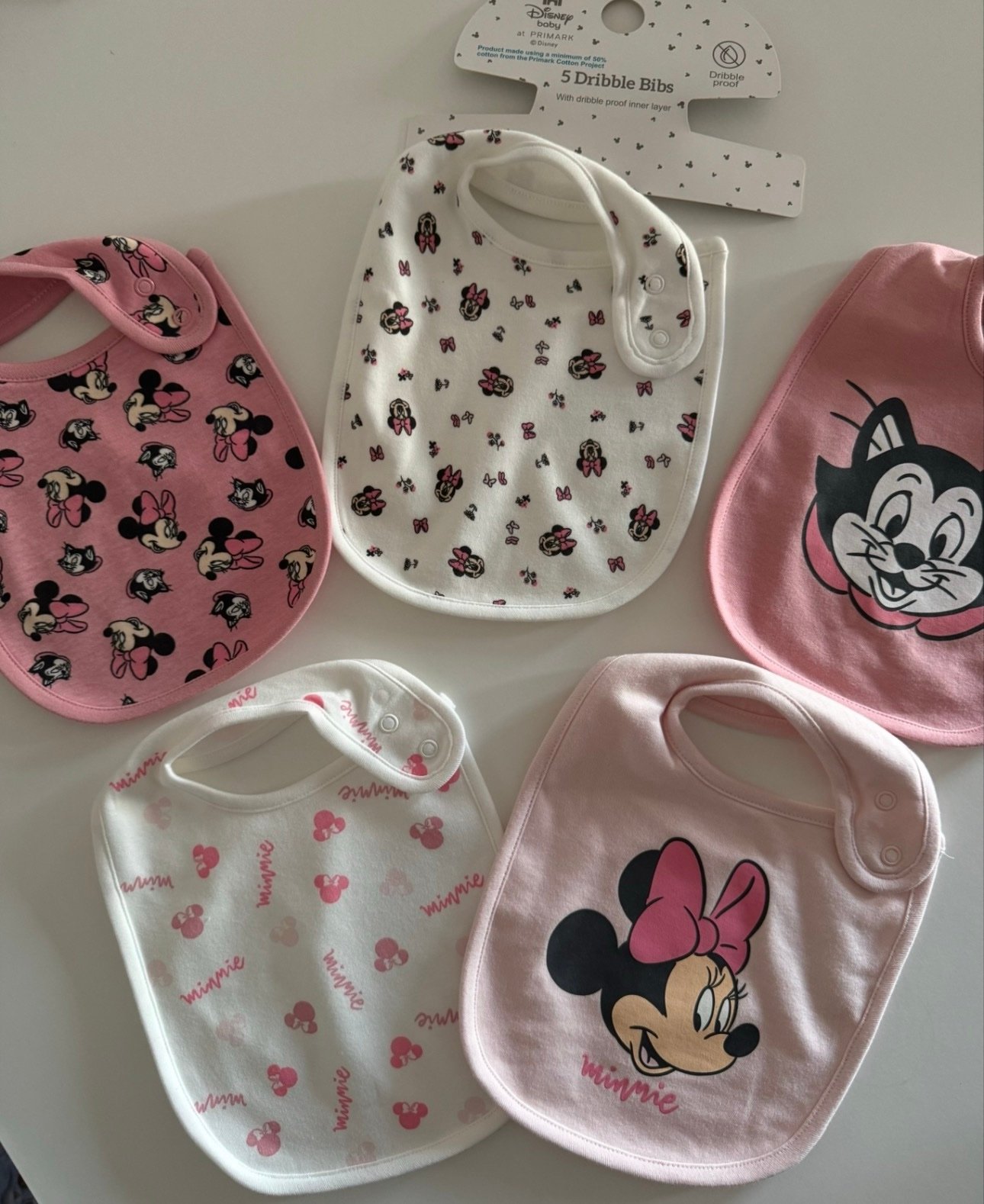screenshot-15 disney minnie mouse bibs 5 pack immediate