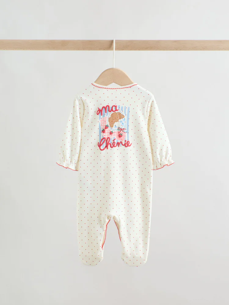 blue/pink baby sleepsuits 3 pack (0mths 2yrs) blue/pink baby sleepsuits 3 pack (0mths 2yrs)