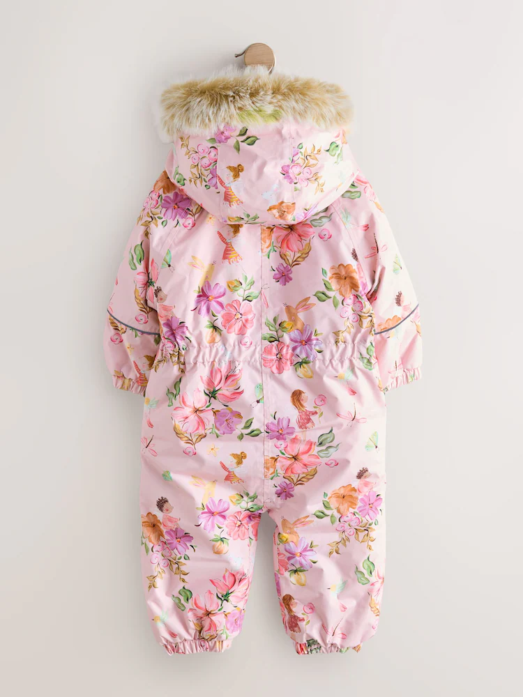 pink fairy waterproof printed snowsuit (3mths 7yrs) pink fairy waterproof printed snowsuit (3mths 7yrs)
